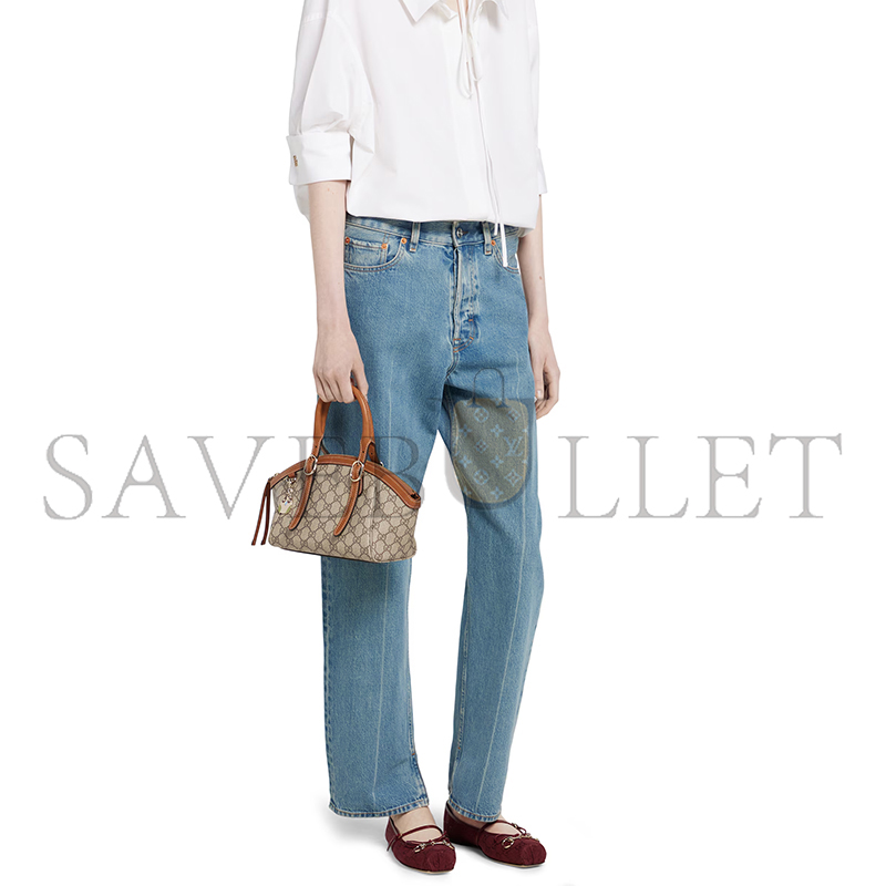 G*u*i gg emblem small top handle bag 839005 (31*17*12cm)